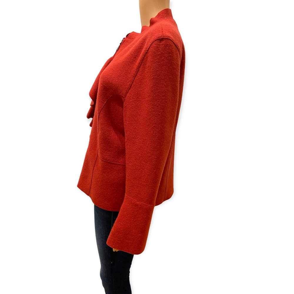 Beyond Threads Womens Alpaca Wool Ruffle Full Zip… - image 6